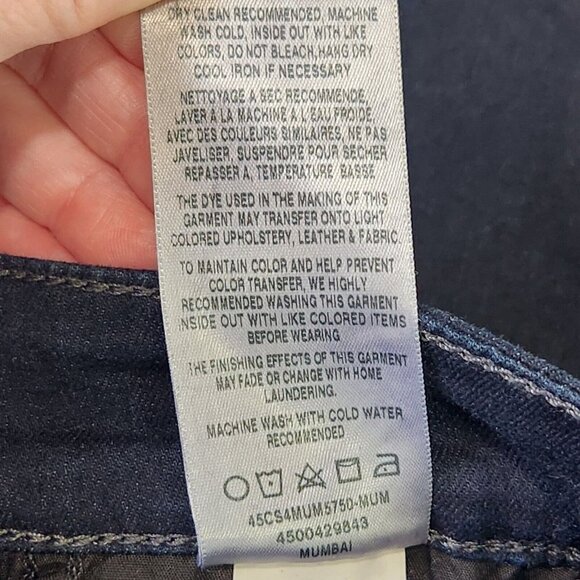 Joe's Jeans NWT Flawless High Rise Boot Cut Jeans Size 26 Front Seam Split Hem - Picture 11 of 11